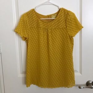 Maeve - Yellow Blouse - Size 6